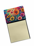 NEW Gerbera Daisies in Color Sticky Note Holder Refillable Dispenser Self-Sticky Note Pads, Memo Pads Blank Desk Accessories