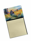 NEW Montana Bitterroot in Watercolor Sticky Note Holder Refillable Dispenser Self-Sticky Note Pads, Memo Pads Blank Desk Accesso