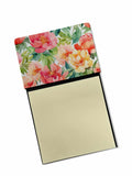 NEW Indiana Peonies in Watercolor Sticky Note Holder Refillable Dispenser Self-Sticky Note Pads, Memo Pads Blank Desk Accessorie