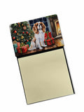 NEW Cavalier Spaniel Cozy Christmas Sticky Note Holder Refillable Dispenser Self-Sticky Note Pads, Memo Pads Blank Desk Accessor