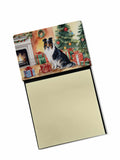 NEW Collie Cozy Christmas Sticky Note Holder Refillable Dispenser Self-Sticky Note Pads, Memo Pads Blank Desk Accessories