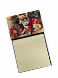 NEW Chihuahua Cozy Christmas Sticky Note Holder Refillable Dispenser Self-Sticky Note Pads, Memo Pads Blank Desk Accessories
