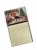 NEW Doberman Pinscher Cozy Christmas Sticky Note Holder Refillable Dispenser Self-Sticky Note Pads, Memo Pads Blank Desk Accesso