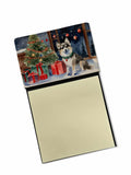NEW Alaskan Klee Kai Cozy Christmas Sticky Note Holder Refillable Dispenser Self-Sticky Note Pads, Memo Pads Blank Desk Accessor
