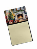NEW Basenji Cozy Christmas Sticky Note Holder Refillable Dispenser Self-Sticky Note Pads, Memo Pads Blank Desk Accessories