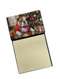 NEW English Bulldog Cozy Christmas Sticky Note Holder Refillable Dispenser Self-Sticky Note Pads, Memo Pads Blank Desk Accessori