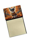 NEW Tricolor Chihuahua Fall Sticky Note Holder Refillable Dispenser Self-Sticky Note Pads, Memo Pads Blank Desk Accessories