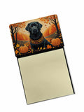 NEW Black Labrador Retriever Fall Sticky Note Holder Refillable Dispenser Self-Sticky Note Pads, Memo Pads Blank Desk Accessorie