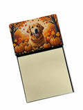 NEW Golden Retriever Fall Sticky Note Holder Refillable Dispenser Self-Sticky Note Pads, Memo Pads Blank Desk Accessories