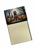 NEW Bloodhound Spooky Halloween Sticky Note Holder Refillable Dispenser Self-Sticky Note Pads, Memo Pads Blank Desk Accessories