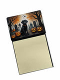 NEW Black Labrador Retriever Spooky Halloween Sticky Note Holder Refillable Dispenser Self-Sticky Note Pads, Memo Pads Blank Des
