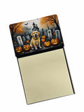 NEW Yellow Labrador Retriever Spooky Halloween Sticky Note Holder Refillable Dispenser Self-Sticky Note Pads, Memo Pads Blank De