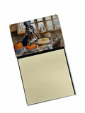 NEW Weimaraner Fall Kitchen Pumpkins Sticky Note Holder Refillable Dispenser Self-Sticky Note Pads, Memo Pads Blank Desk Accesso