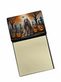 NEW Afghan Hound Spooky Halloween Sticky Note Holder Refillable Dispenser Self-Sticky Note Pads, Memo Pads Blank Desk Accessorie