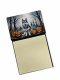 NEW Alaskan Malamute Spooky Halloween Sticky Note Holder Refillable Dispenser Self-Sticky Note Pads, Memo Pads Blank Desk Access