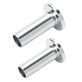 VEVOR 121 Pack T316 Stainless Steel Protector Sleeves for 5/32 3/16 Wire Rope Cable Railing, DIY Balustrade T316 Marine Grade, C