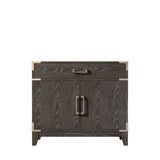 Brown Oak Single Bath Vanity 36 in. W x 22 in. D