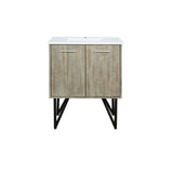 Rustic Acacia Bath Vanity 30 in. W x 20 in. D, with Cultured Marble Top