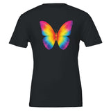 Rainbow Butterfly Premium Crewneck T-shirt