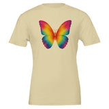 Rainbow Butterfly Premium Crewneck T-shirt