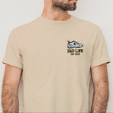 Dad Life Shirt with Embroidered Dad Sneaker