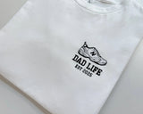 Dad Life Shirt with Embroidered Dad Sneaker