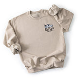 Dad Life Sweatshirt with Embroidered Dad Sneaker