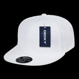 Decky RP1PLWHT25 Retro Fitted Cap White Size 7.25