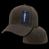 Decky 402PLBRN25 Fitted Cap Brown 703 Size 7.25