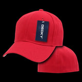 Decky 402PLRED27 Fitted Cap Red 310 Size 7.5