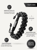 Black Onyx Beaded Bracelet - Morocco