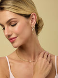 5 Diamond Drop Hoops