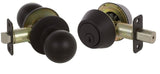 Callan KR3000 Fairfield Series Grade 3 Keyed Entry Knob & Single Cylinder Deadbolt Set Oil Rubbed Bronze