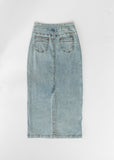 Donna Classic Wash Maxi Denim Skirt