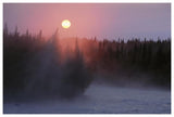 Sunrise Over Kasilof River, Kasilof, Alaska-Paper Art-62,,X42,,