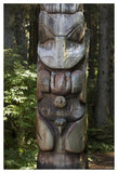 Tlingit Totem Pole, Sitka National Historical Park, Alaska-Paper Art-34,,X50,,