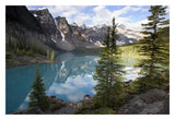 Moraine Lake In The Valley Of The Ten Peaks, Banff National Park, Alberta, Canada-Paper Art-32,,X22,,