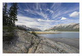 Abraham Lake Created By Bighorn Dam On The North Saskatchewan River, Jasper National Park, Alberta, Canada-Paper Art-32,,X22,,
