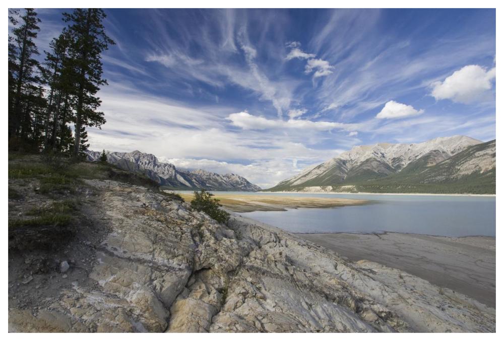 Abraham Lake Created By Bighorn Dam On The North Saskatchewan River, Jasper National Park, Alberta, Canada-Paper Art-62,,X42,,