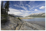 Abraham Lake Created By Bighorn Dam On The North Saskatchewan River, Jasper National Park, Alberta, Canada-Paper Art-62,,X42,,