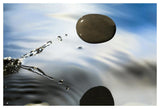 A Rock Skipping Across The Water'S Surface-Paper Art-50,,X34,,