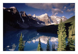 Wenkchemna Peaks And Moraine Lake, Valley Of The Ten Peaks, Banff National Park, Alberta, Canada-Paper Art-26,,X18,,