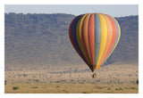 Hot Air Balloon Over Savanna, Masai Mara Triangle, Kenya-Paper Art-32,,X22,,
