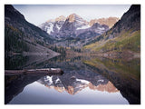 Maroon Bells Reflected In Maroon Bells Lake, Snowmass Wilderness, White River National Forest, Colorado-Paper Art-34,,X26,,