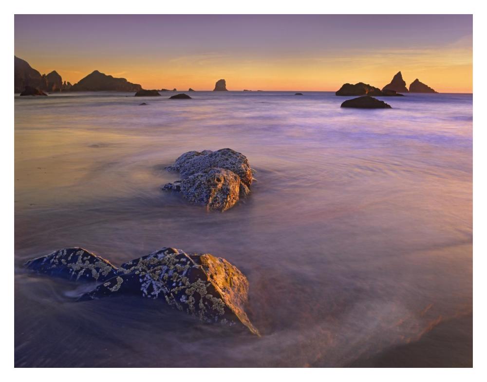 Coastline, Lone Beach, Oregon-Paper Art-18,,X14,,