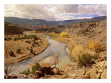 Rio Chama In Autumn, New Mexico-Paper Art-26,,X20,,