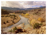 Rio Chama In Autumn, New Mexico-Paper Art-42,,X32,,