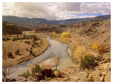 Rio Chama In Autumn, New Mexico-Paper Art-50,,X38,,
