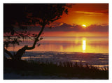 Sunset Over Anne'S Beach, Florida-Paper Art-18,,X14,,
