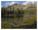 Butterfly Lake, Uinta Range, Utah-Paper Art-18,,X14,,